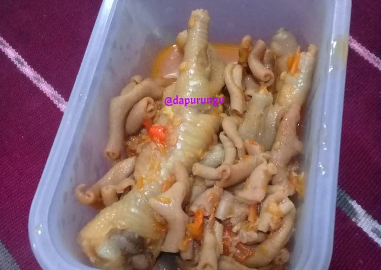 Oseng Usus & Ceker Mercon