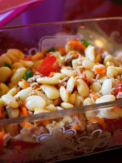 Una foto de Empedrat o ensalada catalana de alubias