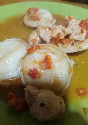 Una foto de Sorrentinos caseros de jamón y queso