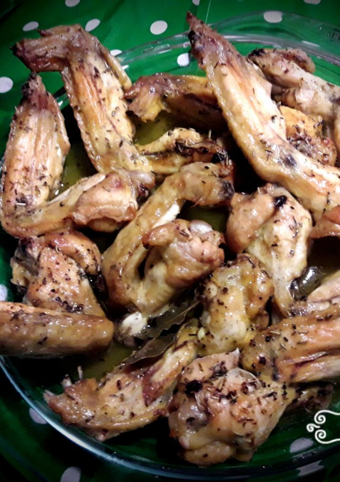 Una foto de 🐓🐓Alitas de pollo al horno🐓🐓