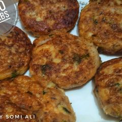 A picture of Alooo kababs.