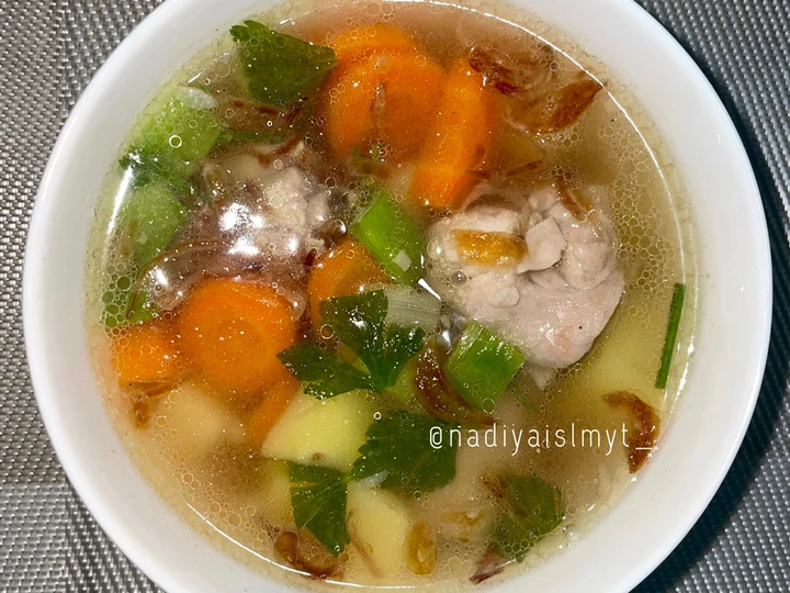 Langkah Gampang Membuat Resep Sup ayam yang Menggugah Selera Anti Ribet, Mantap Sekali