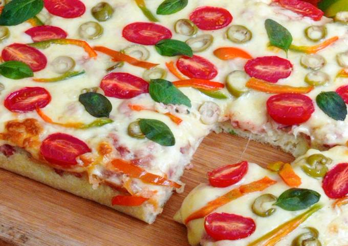 Torta De Calabresa Massa Perfeita Misturou Está Pronto Receita Por