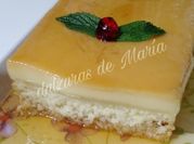 Una foto de claras de huevo flan