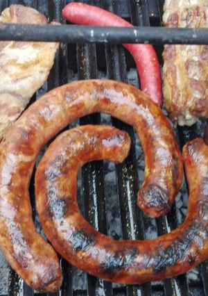 Una foto de Asado y truquito para encender el fuego