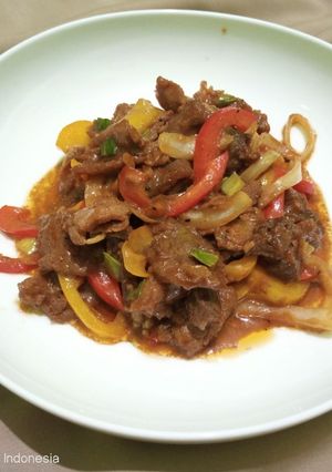 Foto resep Daging Lada Hitam