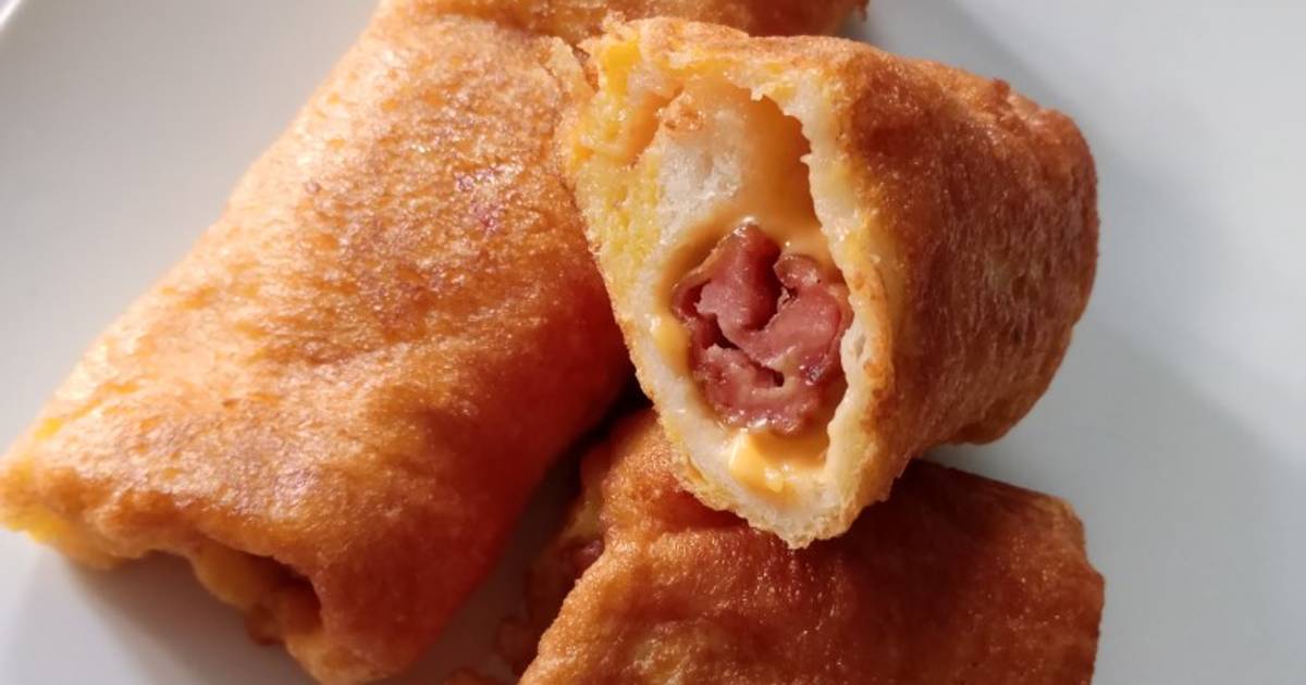 Resep Egg sausage cheese bread roll oleh Riska Cookpad