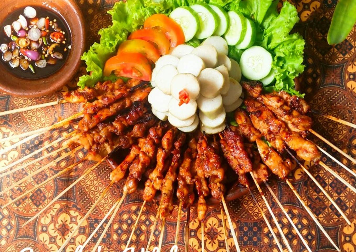 Tumpeng Sate Ayam