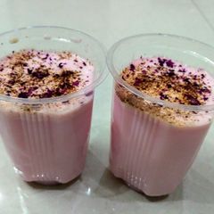 A picture of Mix fruit jam shake.