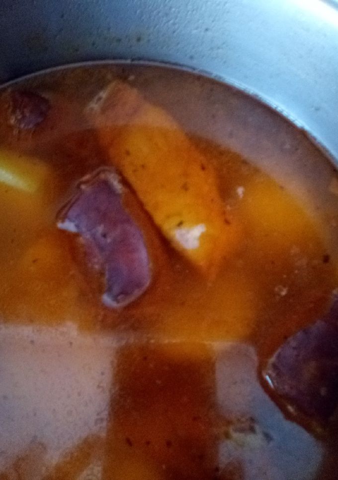Una foto de Patatas a la riojana