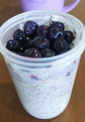Citromos joghurtos overnight zabkása recept fotója