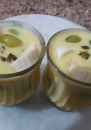 A picture of Chilled Fruit Custard.