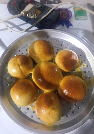 Hình của món Bánh mỳ bơ ngọt (nướng bằng nồi nướng thuỷ tinh).