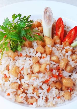 Hình của món CƠM chiên sả.