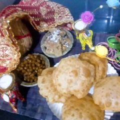 A picture of Chanapoori halwa.