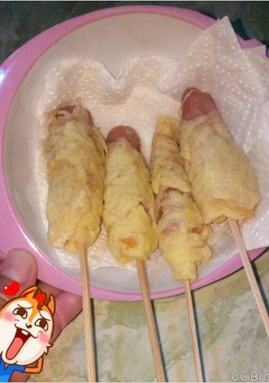 Foto resep Sate Sosis Telur Gulung