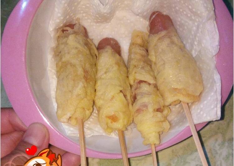 Recipe of Award-winning Sate Sosis Telur Gulung
