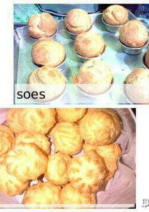 Foto resep Soes fla vanilla