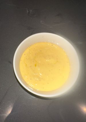 A picture of Stand Mixer (Bamix) Hollandaise Sauce.