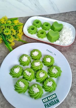 Foto resep Kue Kaswi Pandan