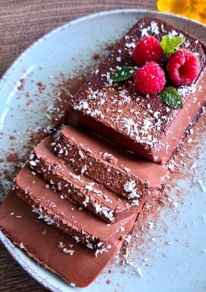 Une photo de Budino cocco & cioccolato !!!!