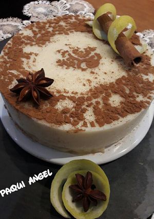 Una foto de Tarta de arroz con leche