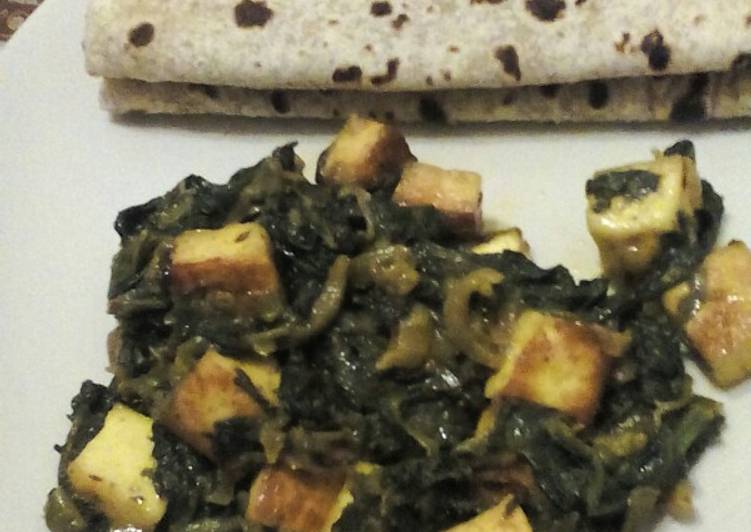 My Daughter love Palak Paneer