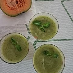A picture of Muskmelon slush.