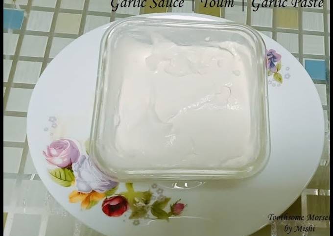 Simple Way to Make Mario Batali Garlic Sauce Toum Easy Lebanese Garlic sauce