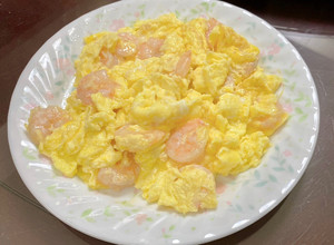 蝦仁炒蛋 的食譜成品照片