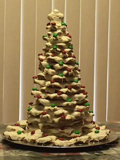 A picture of Tea Cake Christmas Tree.