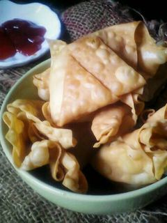 Foto resep Pangsit goreng isi sayur
