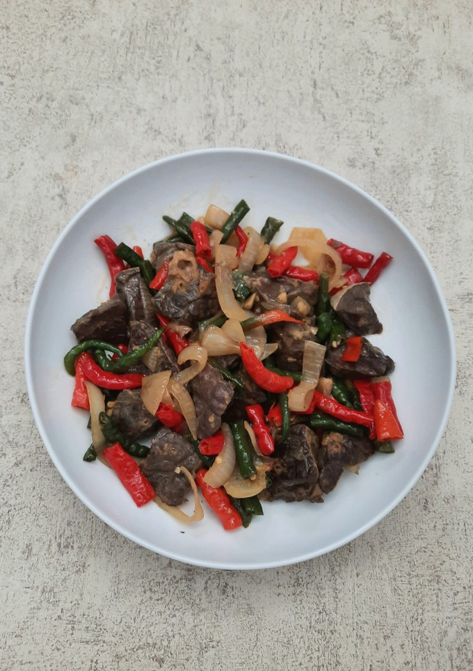 Foto resep Oseng Paru Sapi