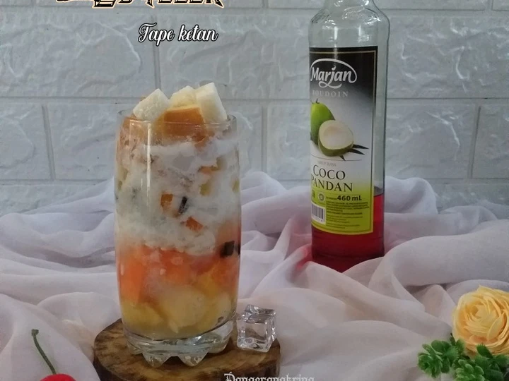 Langkah Mudah untuk Membuat Resep 47.Es teler tape ketan yang Enak Banget Anti Ribet, Bikin Ngiler