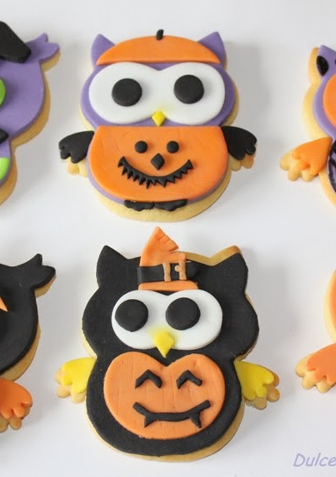Una foto de Galletas de manzana verde para halloween
