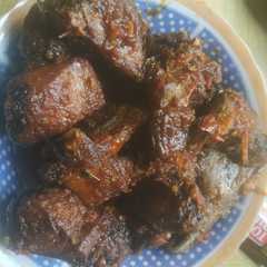 รูปของ Ikan Cakalang Mentah Goreng Sous