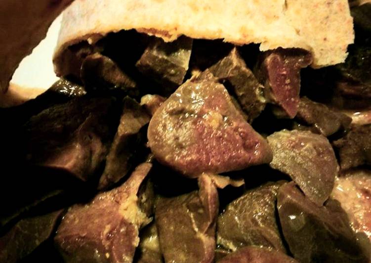 Tacos con Coratella di agnello