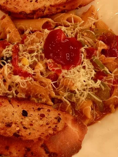 রেড সস পাস্তা (red sauce pasta recipe in Bengali) রেসিপির প্রধান ছবি