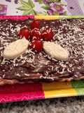 Rico postre de nutella y chocolate