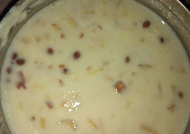 Recipe of Ultimate Rice sago dryfruits kheer