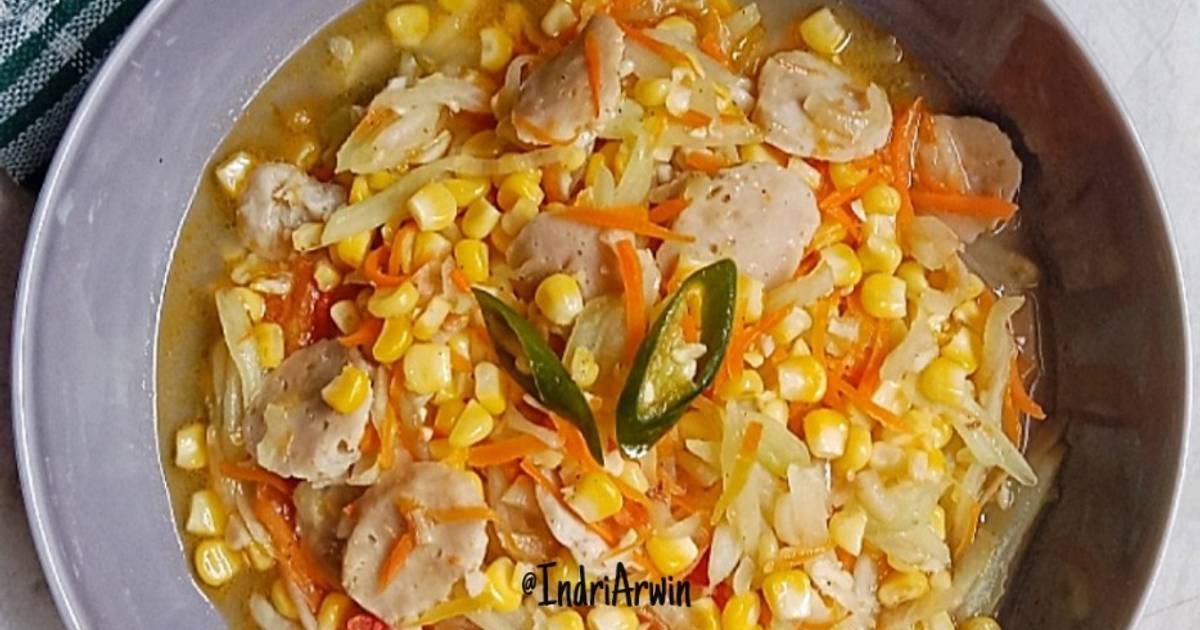 Resep Tumis Labu Wortel Jagung Paling Praktis dan Simple