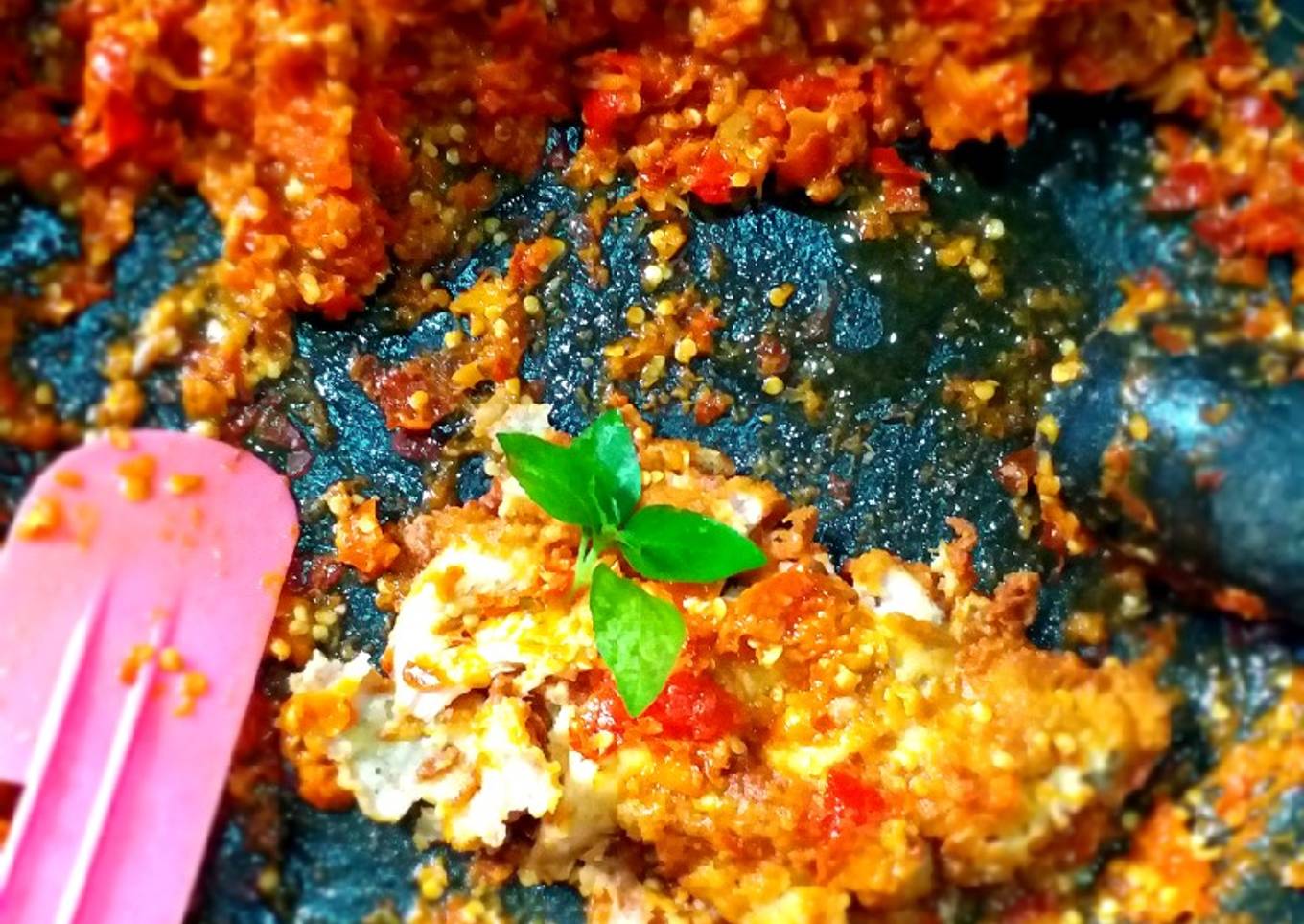 Ayam geprek krispi