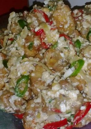 Foto resep Ayam Saus Telur Asin