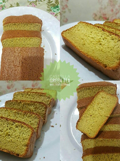 Foto resep Castella green tea aka kasutera-traditional japanese honey cake
