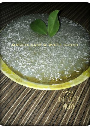 Foto resep Eggless Matcha (green tea) Cake