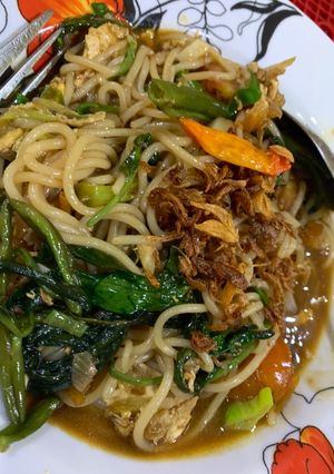 Foto resep Mi nyemek kangkung