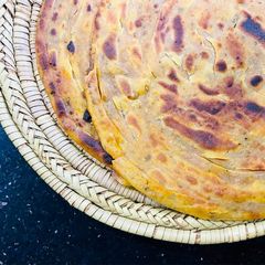 A picture of Wholewheat masala paratha.