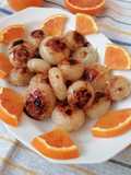 Cipolline caramellate all'arancia