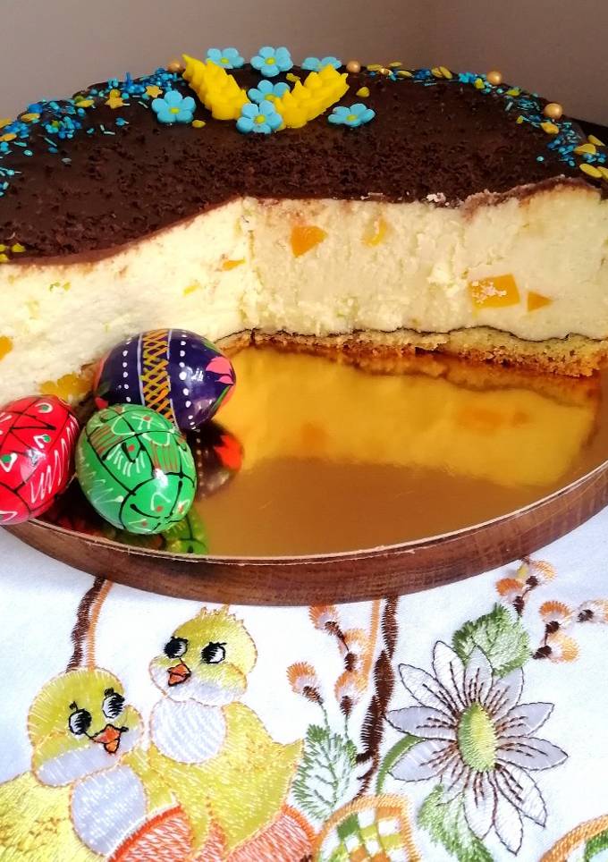 Сирник з персиками