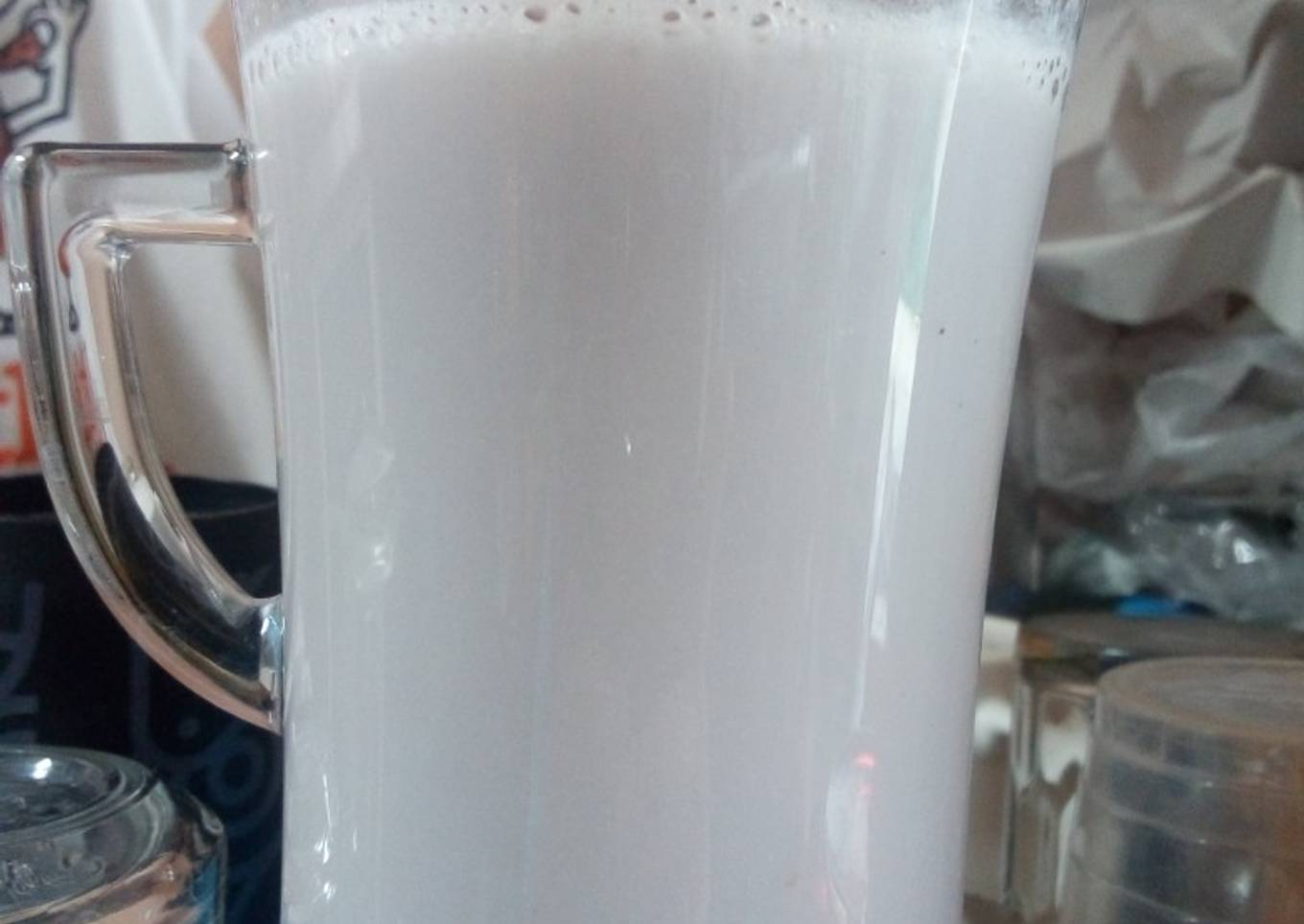 Atole de maíz blanco
